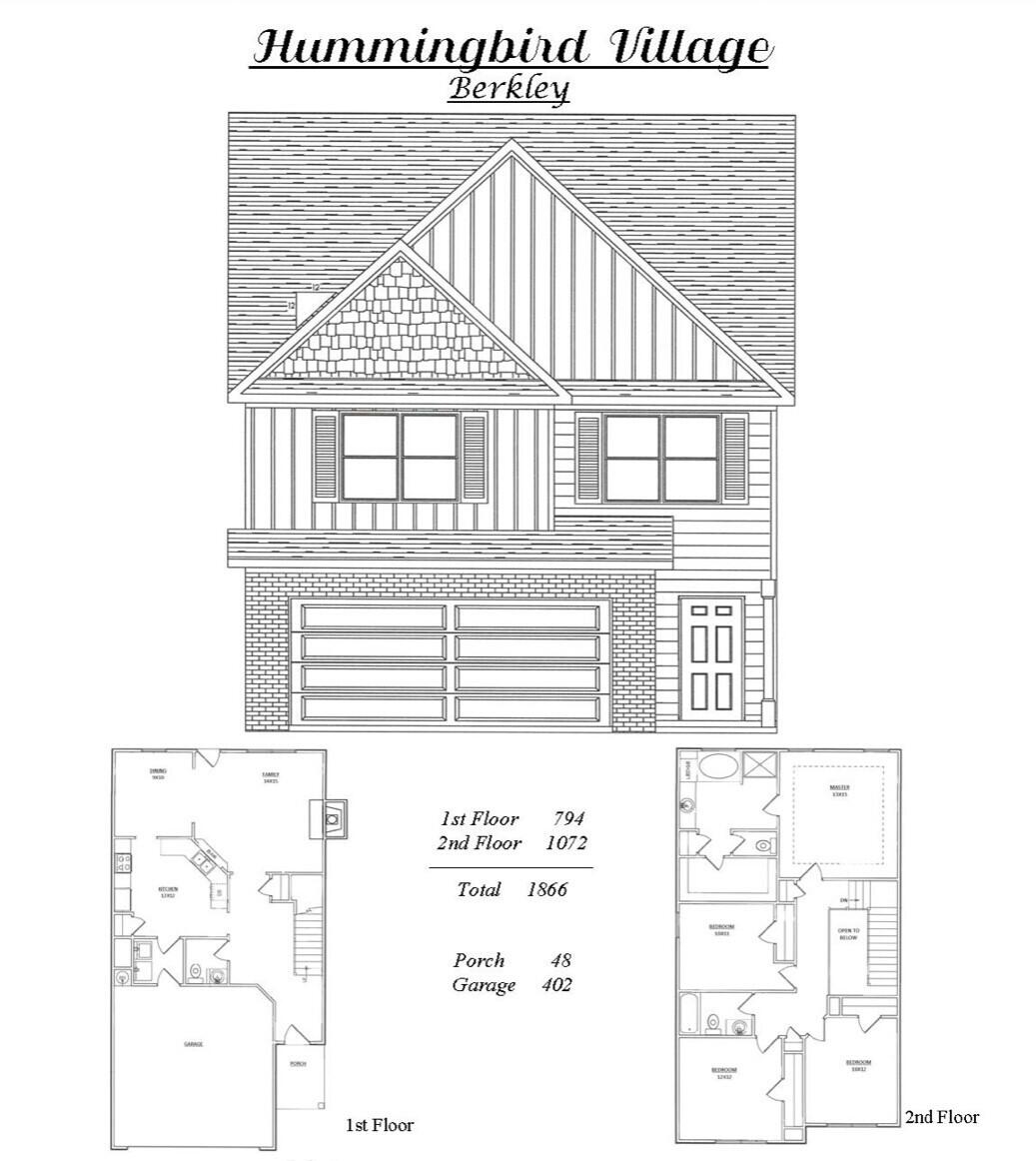 6403 Dharma Loop, Unit 21 East Ridge, TN 37412 - Photo 2 of 2 Berkley Plan for MLS pic