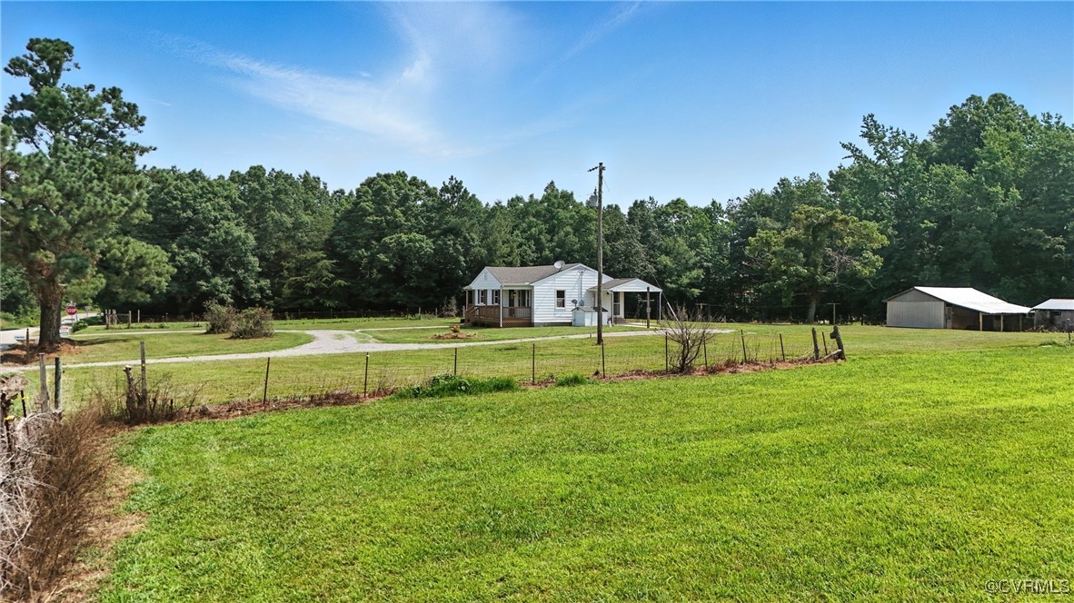 1822 Baughan Road Meherrin, VA 23954 - Photo 31 of 50 a view of a house with a big yard