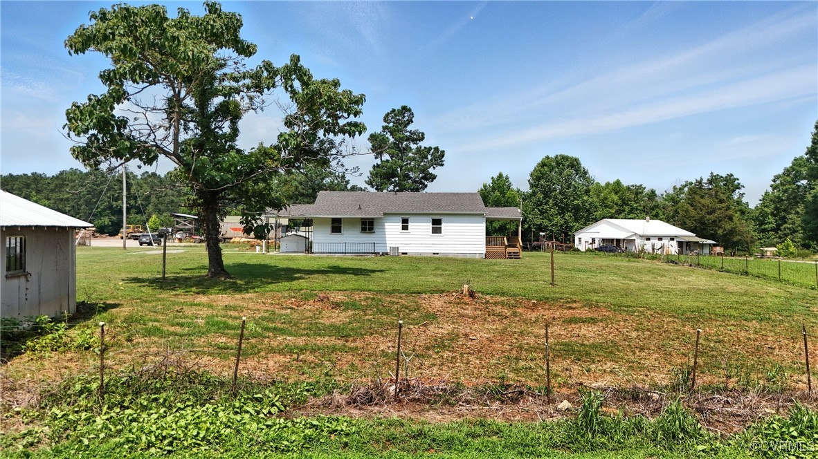 1822 Baughan Road Meherrin, VA 23954 - Photo 42 of 50 a view of a house with a yard
