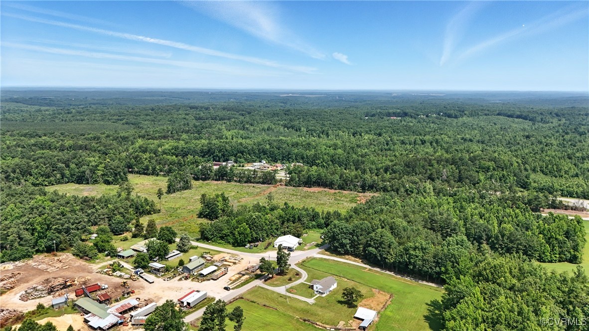 1822 Baughan Road Meherrin, VA 23954 - Photo 49 of 50 an aerial view of a house with yard