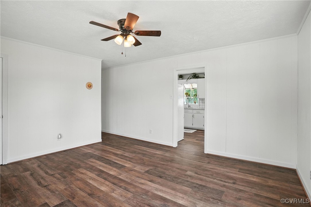 1822 Baughan Road Meherrin, VA 23954 - Photo 9 of 50 wooden floor in an empty room