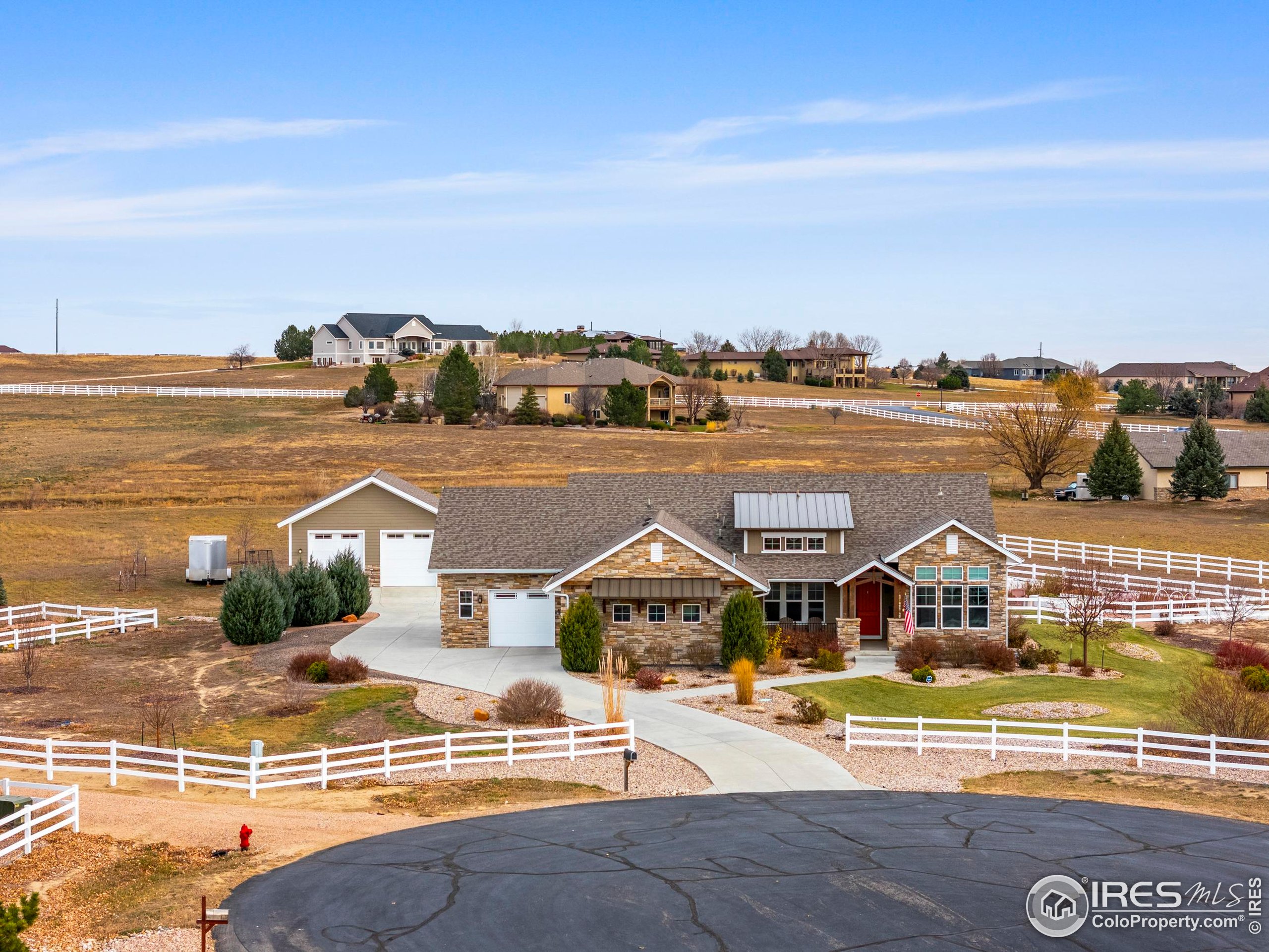 39884 Ridgecrest Court Severance, CO 80610 - Photo 7 of 44 a view of a city with an ocean view