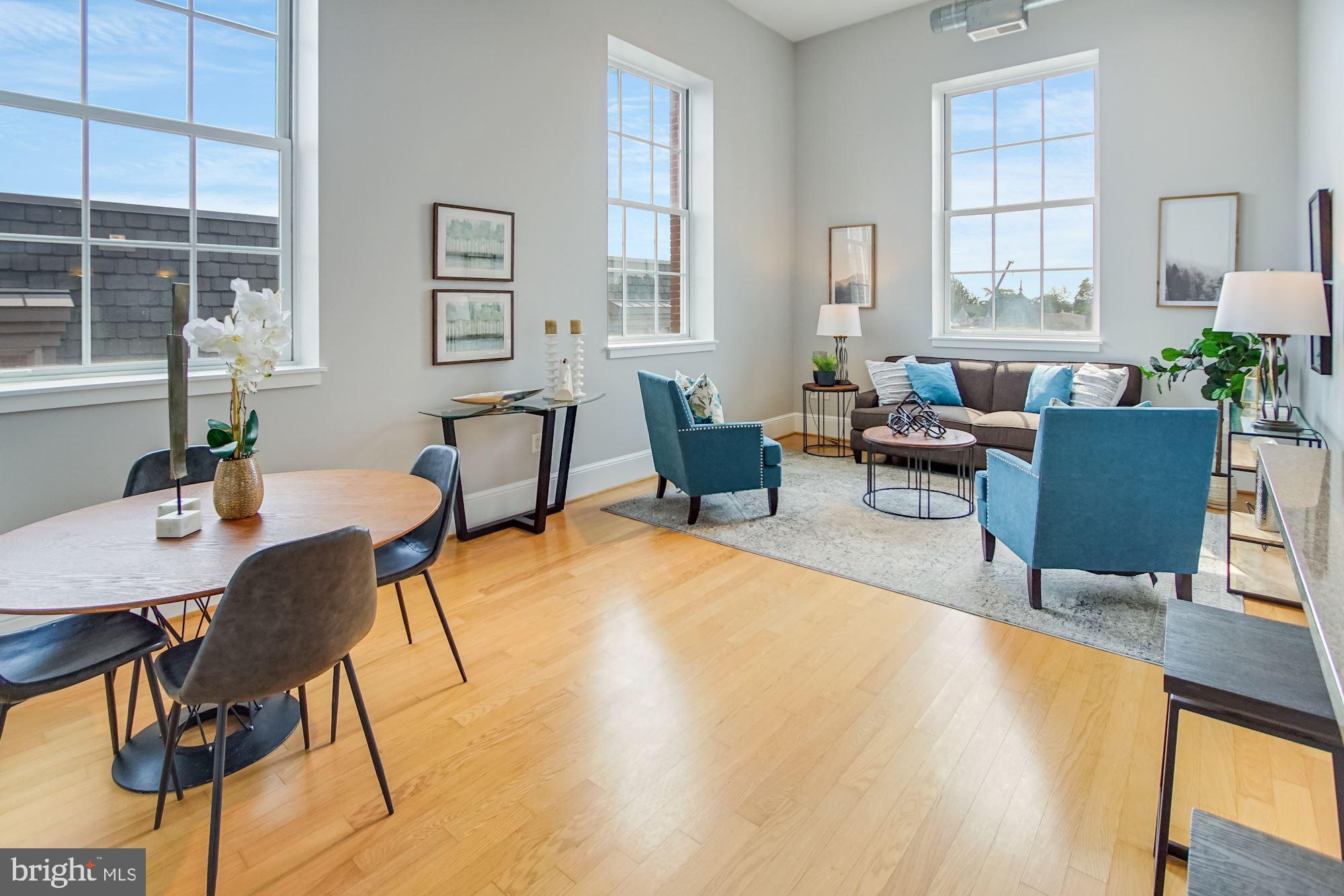 2035 2nd Street Northwest, Unit G209 Washington, DC 20001 - Photo 2 of 37 Expansive Living and Dining Rooms
