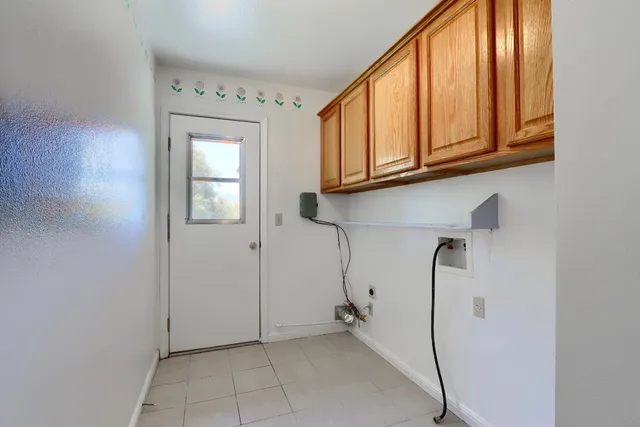 a view of a garage with lots of stuff