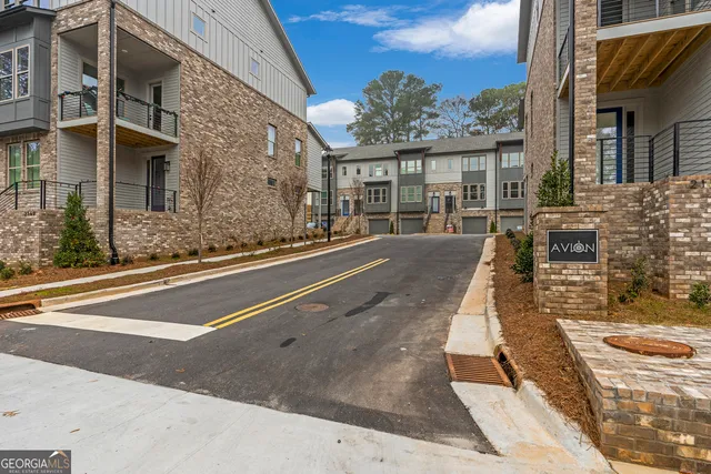 a view of building with street view