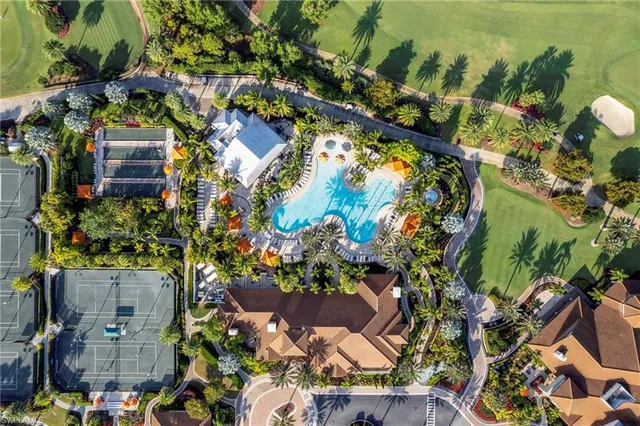 a view of a lake with a city