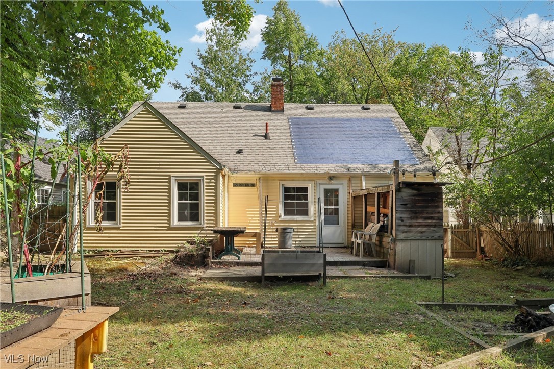 1042 Renfield Road Cleveland Heights, OH 44121 - Photo 37 of 49 Rear view of property with a yard