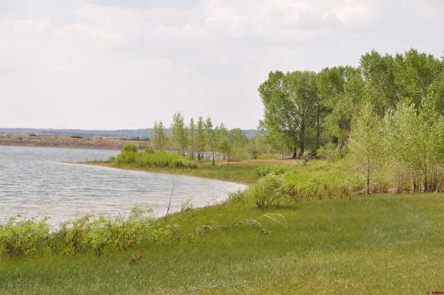a view of lake with mountain