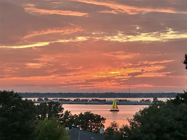 a view of city and lake