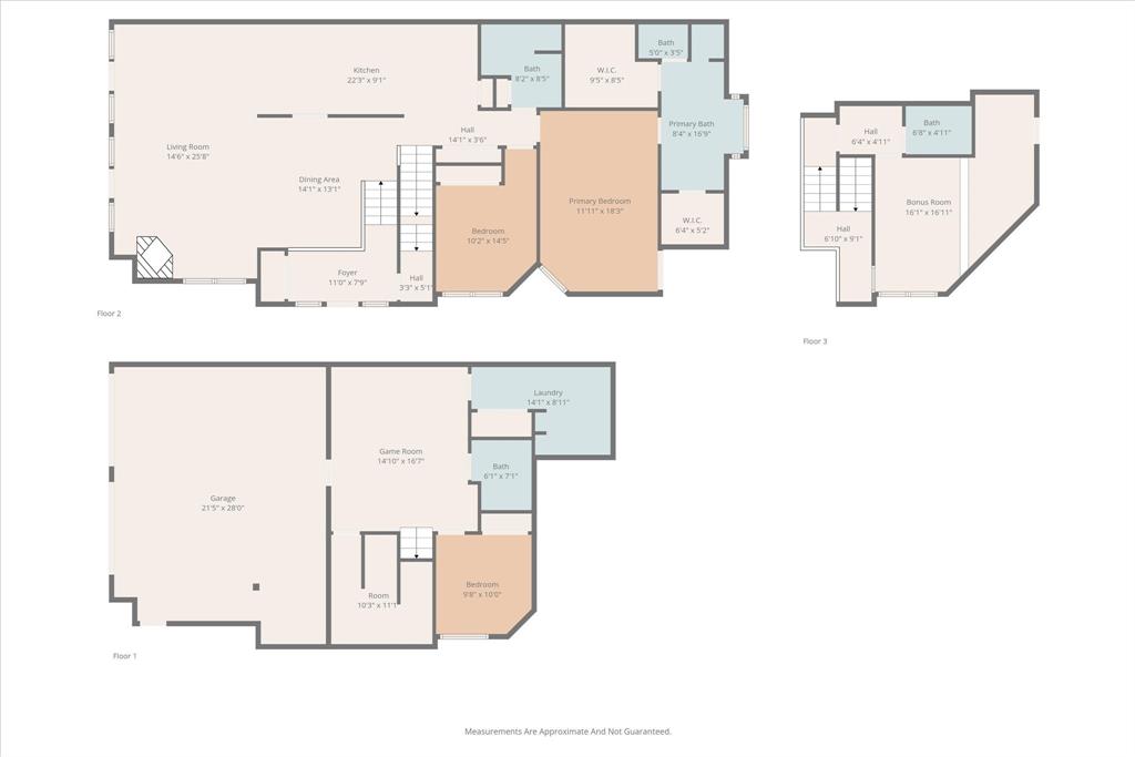 5411 Ranger Drive Rockwall, TX 75032 - Photo 31 of 33 a bathroom with a sink vanity and a mirror