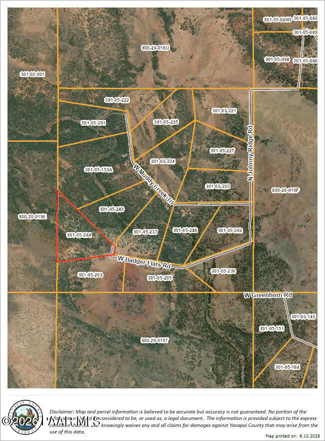 1309 West Badger Flts Road Seligman, AZ 86337 - Photo 24 of 24 badger flats overview