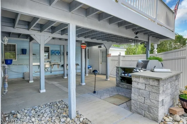 a terrace view with seating space