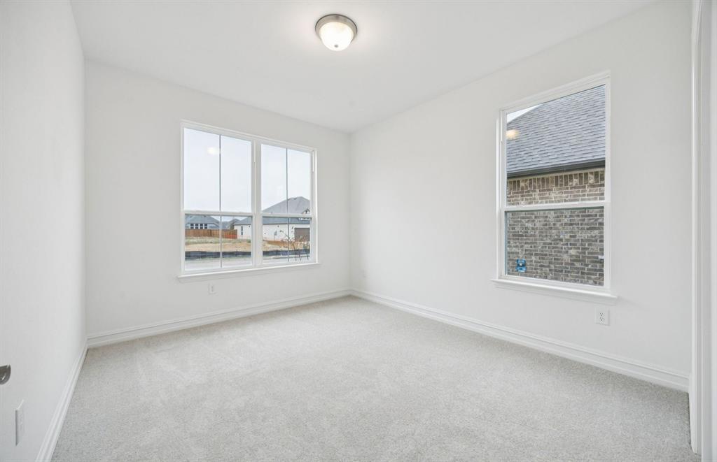 1836 Naseby Road Fort Worth, TX 76052 - Photo 18 of 22 *Floorplan representation, not actual home - Spacious secondary bedroom with large windows