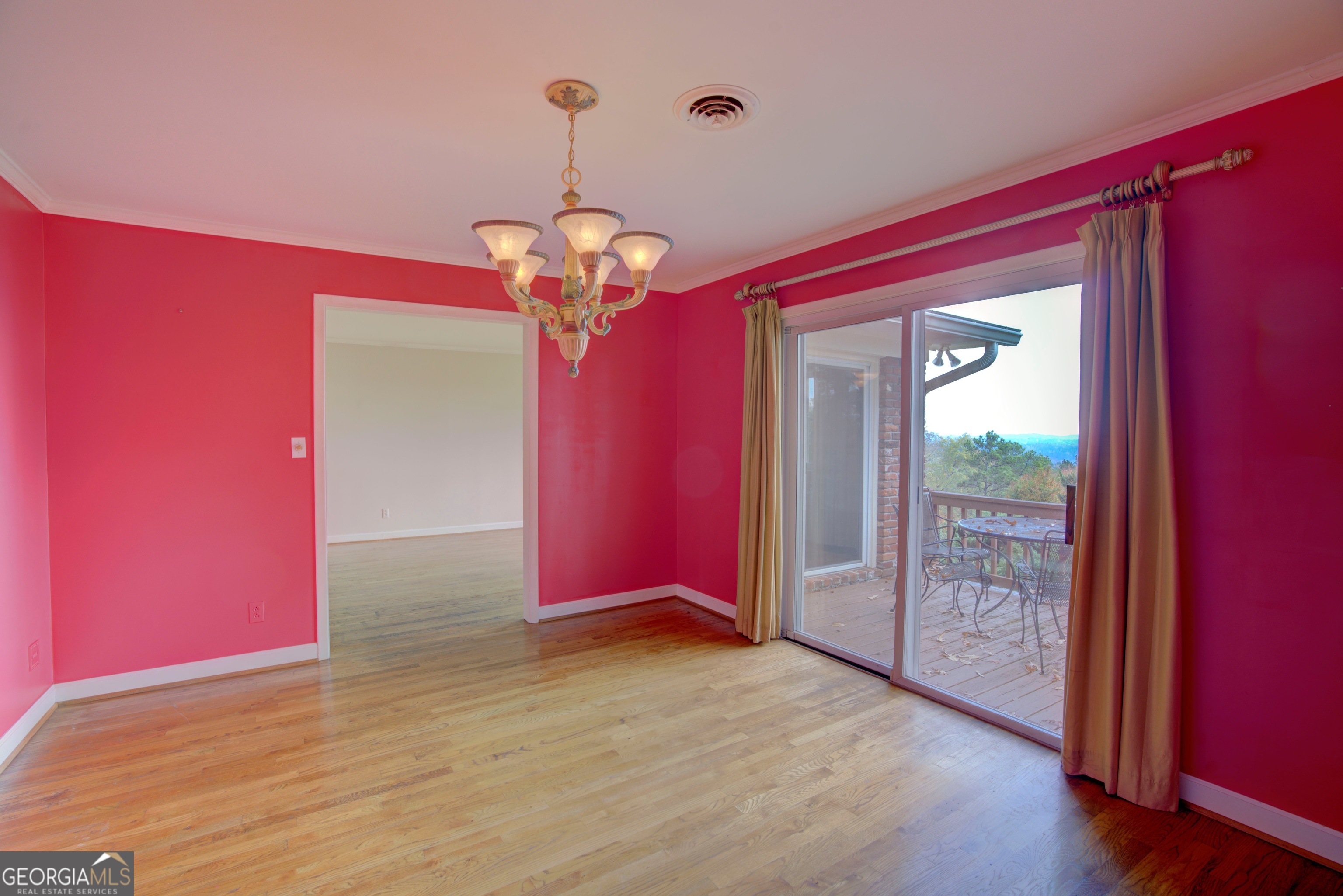 46 Turnbull Drive Rome, GA 30161 - Photo 8 of 47 a view of empty room with wooden floor and fan