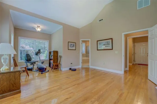 a bathroom with bathtub