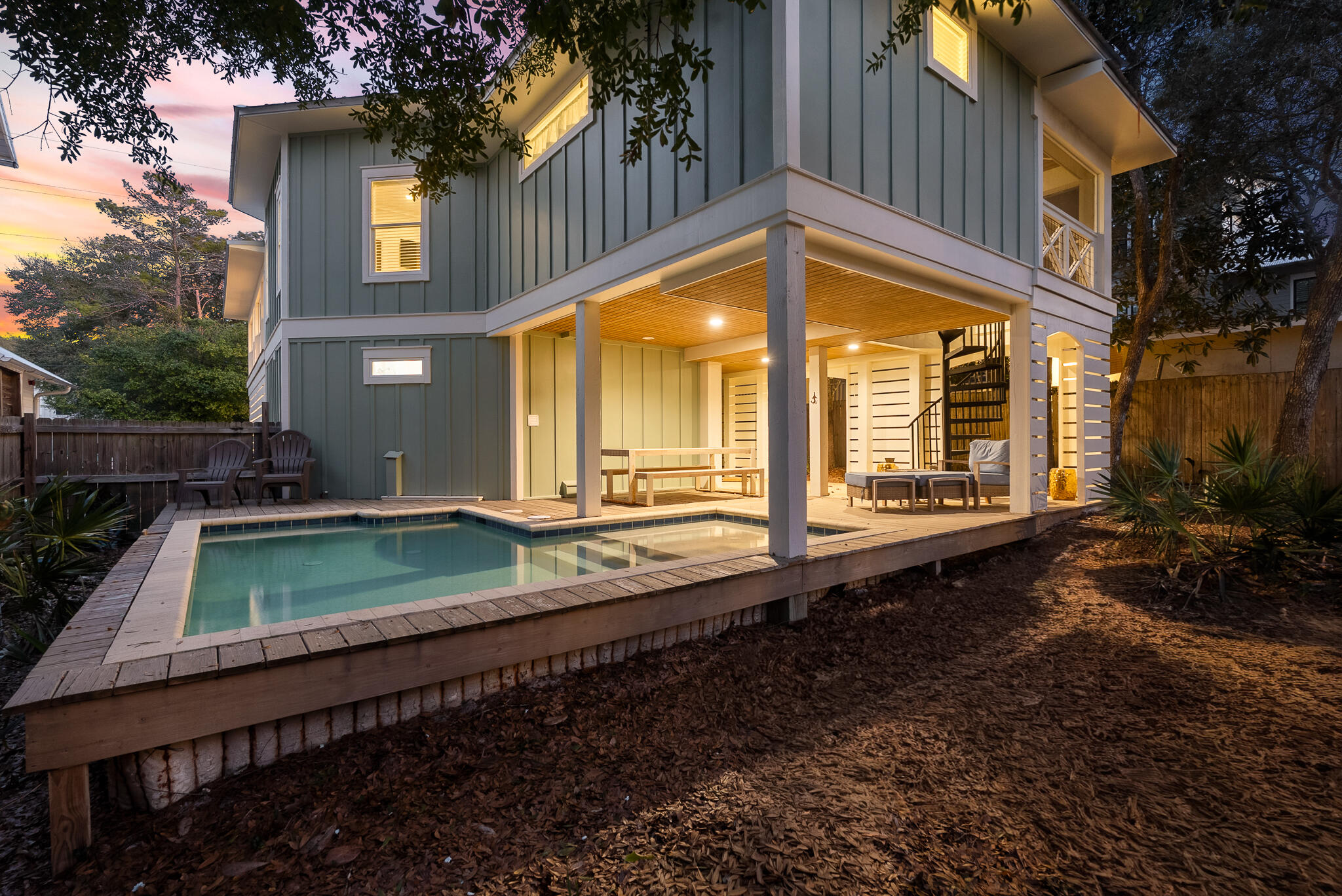 127 Dogwood Street Santa Rosa Beach, FL 32459 - Photo 6 of 24 a view of a house with a yard and sitting area