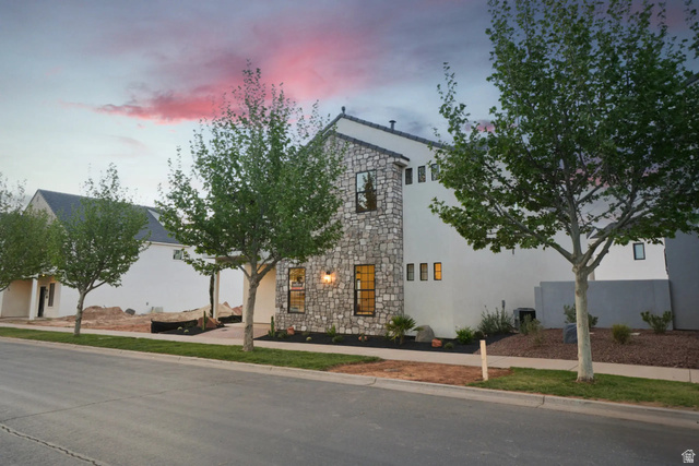 4346 Canterbury Road Hurricane, UT 84737 - Photo 2 of 37 View of front facade featuring stone siding and stucco siding
