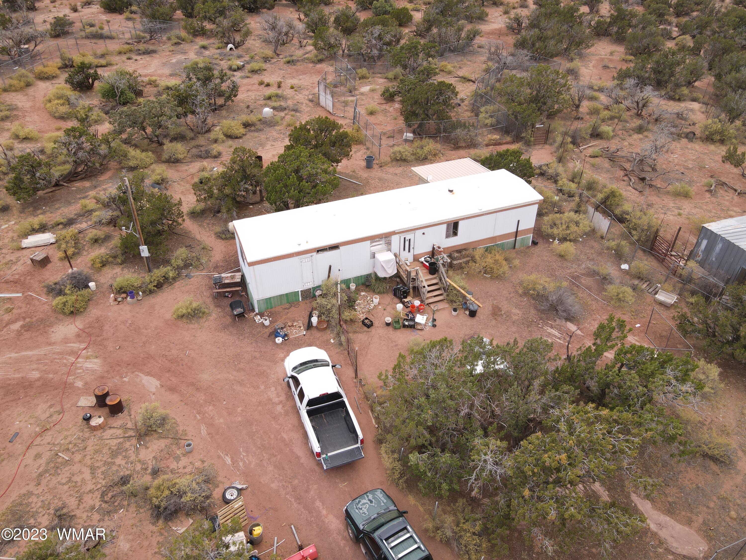 4412 Dusty Road Snowflake, AZ 85937 - Photo 12 of 19 an aerial view of a house with a yard