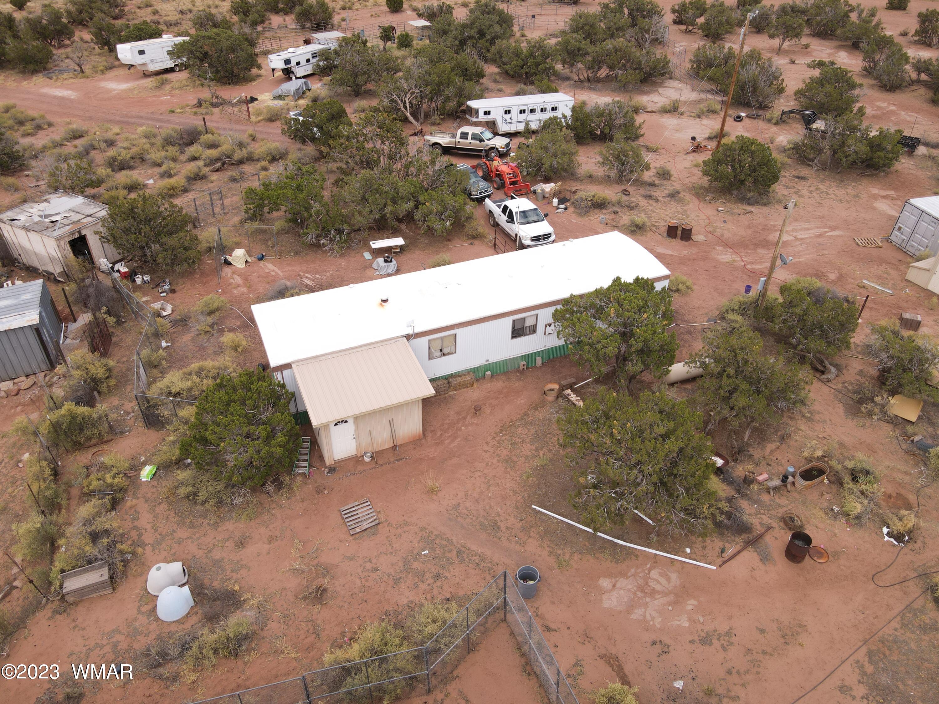 4412 Dusty Road Snowflake, AZ 85937 - Photo 9 of 19 an aerial view of a house with a yard