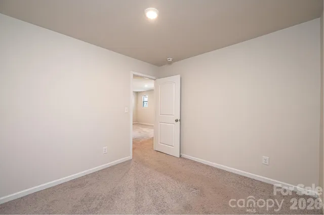 a view of an empty room