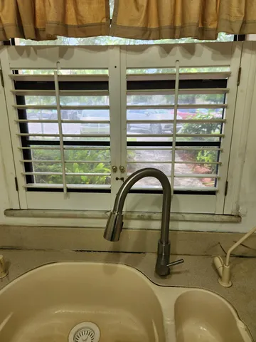 a bathroom with a sink