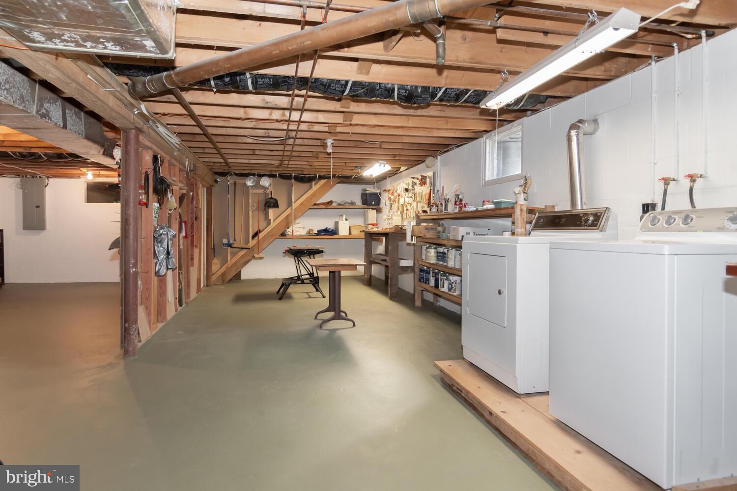 1624 Seward Road Chester, MD 21619 - Photo 32 of 48 Full un-finished basement
