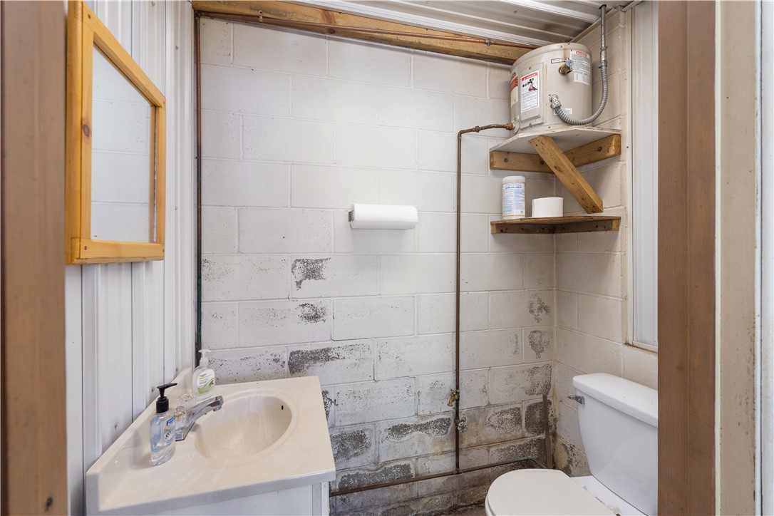8636 Oak Hill Road Dansville, NY 14807 - Photo 44 of 50 half bathroom in the workshop