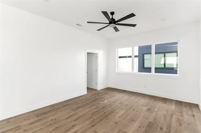wooden floor in an empty room