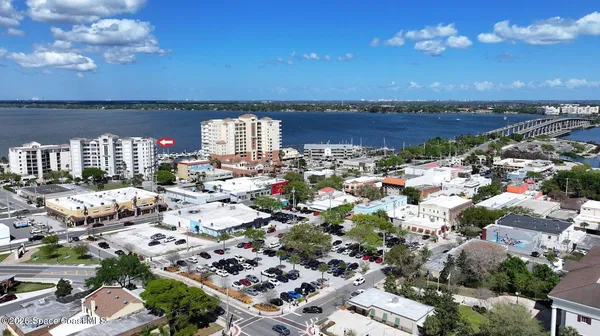 a front view of a multi story building