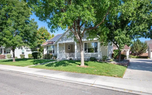 front view of a house and a yard