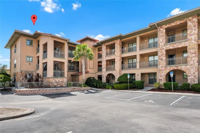 a front view of a building