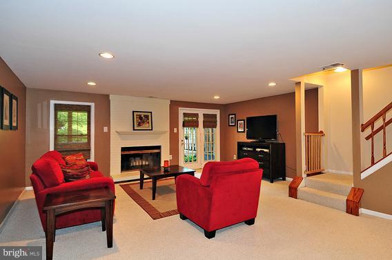 4745 Columbia Road Ellicott City, MD 21042 - Photo 17 of 24 Family Room with fireplace