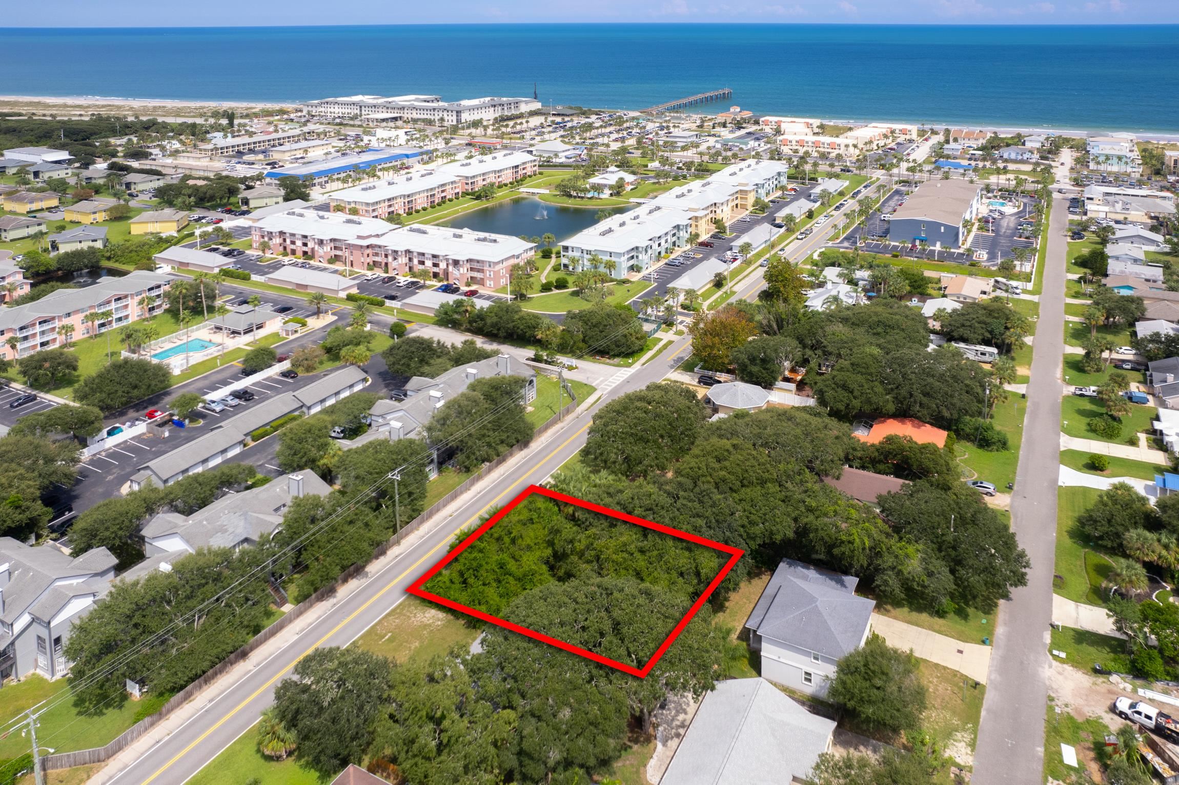 129 16th Street St. Augustine, FL 32080 - Photo 4 of 13 an aerial view of a city