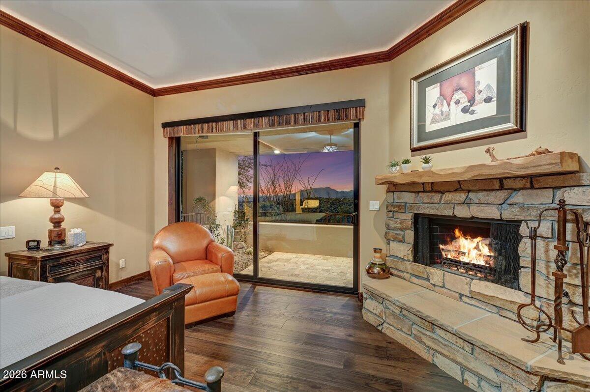 8343 East Spanish Boot Road Carefree, AZ 85377 - Photo 26 of 71 56-Primary Fireplace Detail