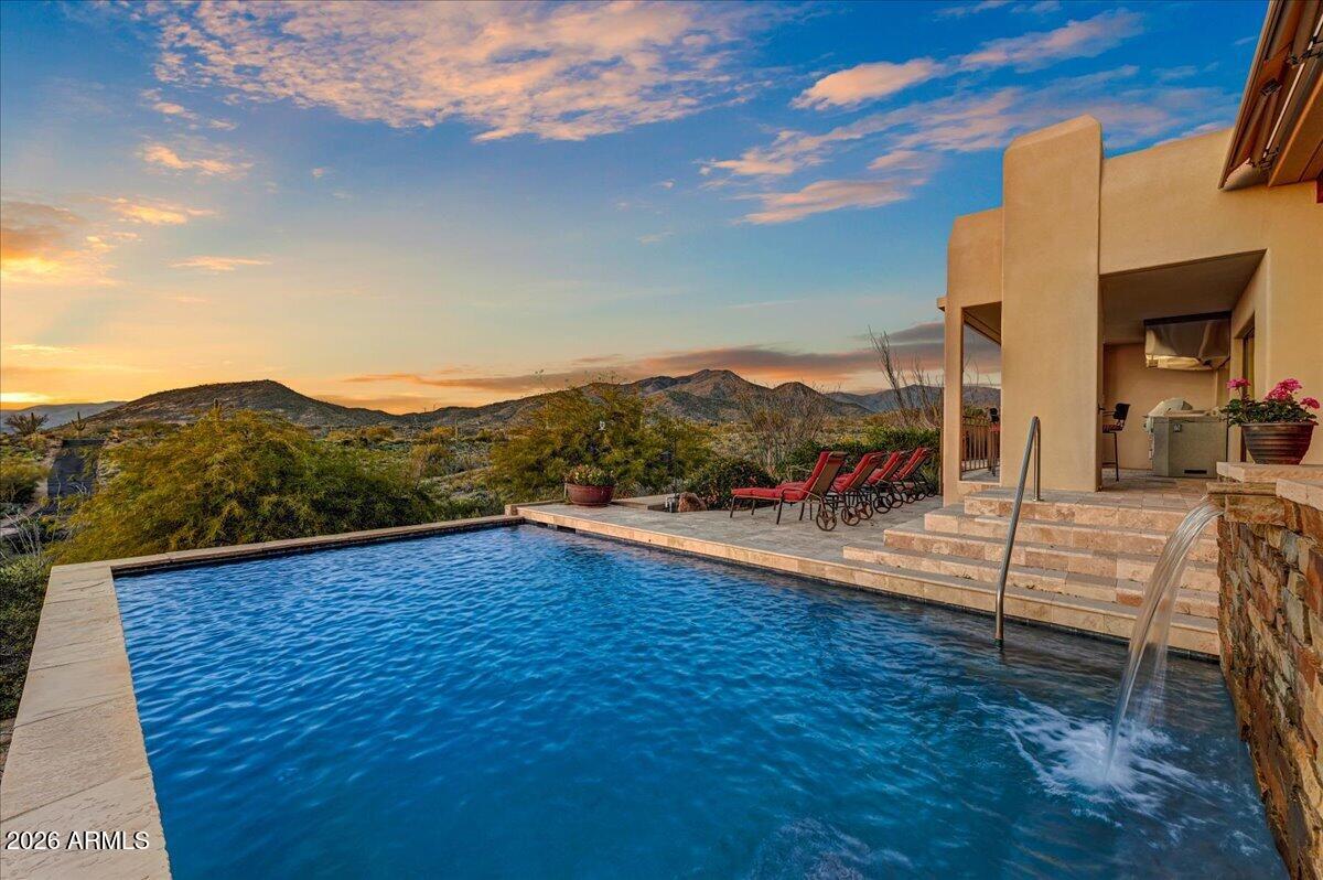 8343 East Spanish Boot Road Carefree, AZ 85377 - Photo 3 of 71 a view of swimming pool with mountain view and mountain view