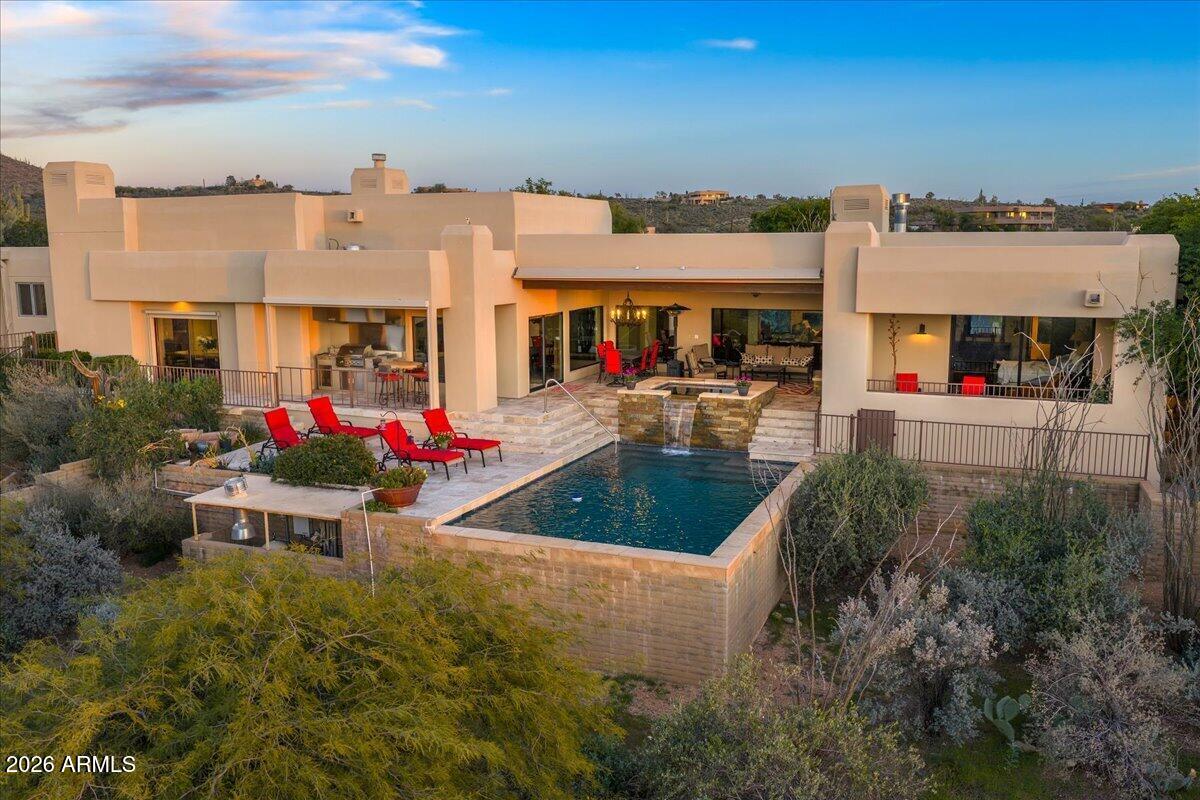 8343 East Spanish Boot Road Carefree, AZ 85377 - Photo 63 of 71 a view of living room and patio