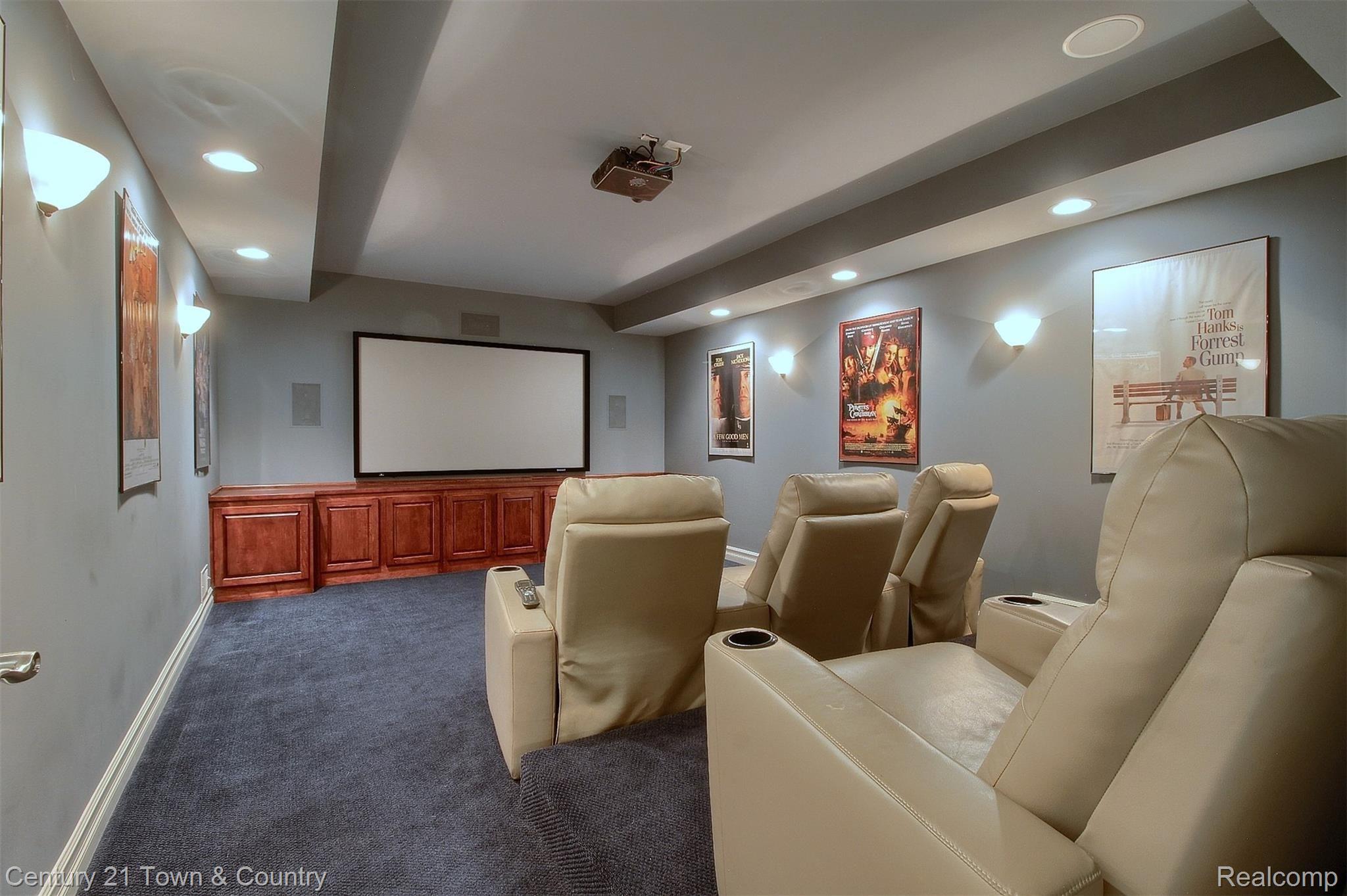 4210 Derry Court Rochester, MI 48306 - Photo 48 of 65 48-Finished Lower Level Theater Room.jpg