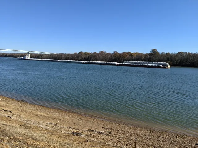 a view of lake and mountain