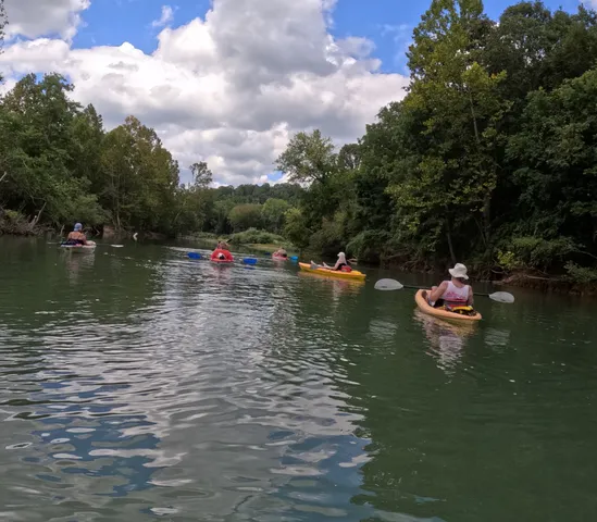 a view of a lake with houses