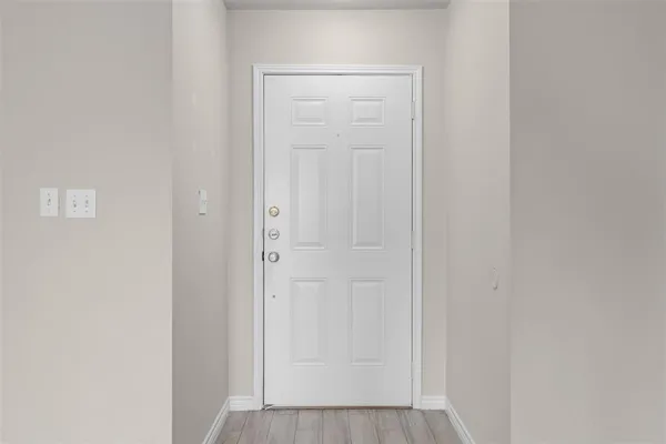 a view of front door