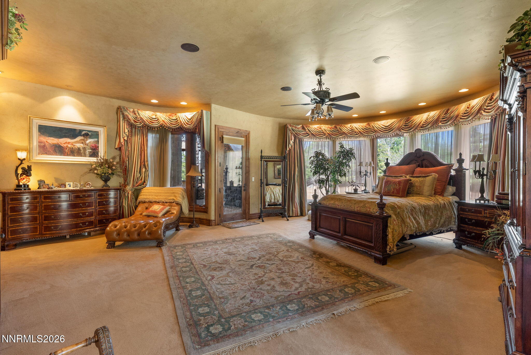 123 Andrew Lane Reno, NV 89521 - Photo 21 of 50 a bedroom with furniture and a large window