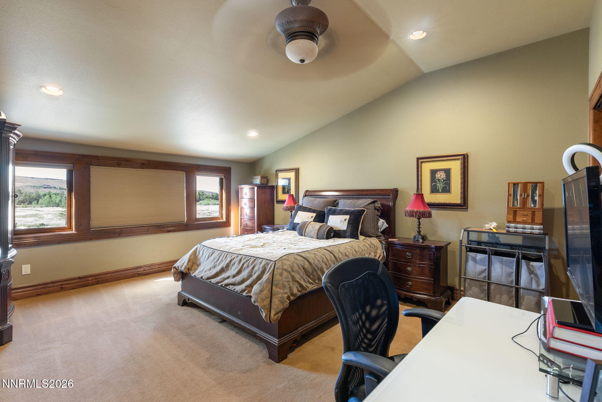 123 Andrew Lane Reno, NV 89521 - Photo 40 of 50 a bed room with a bed window and a chair