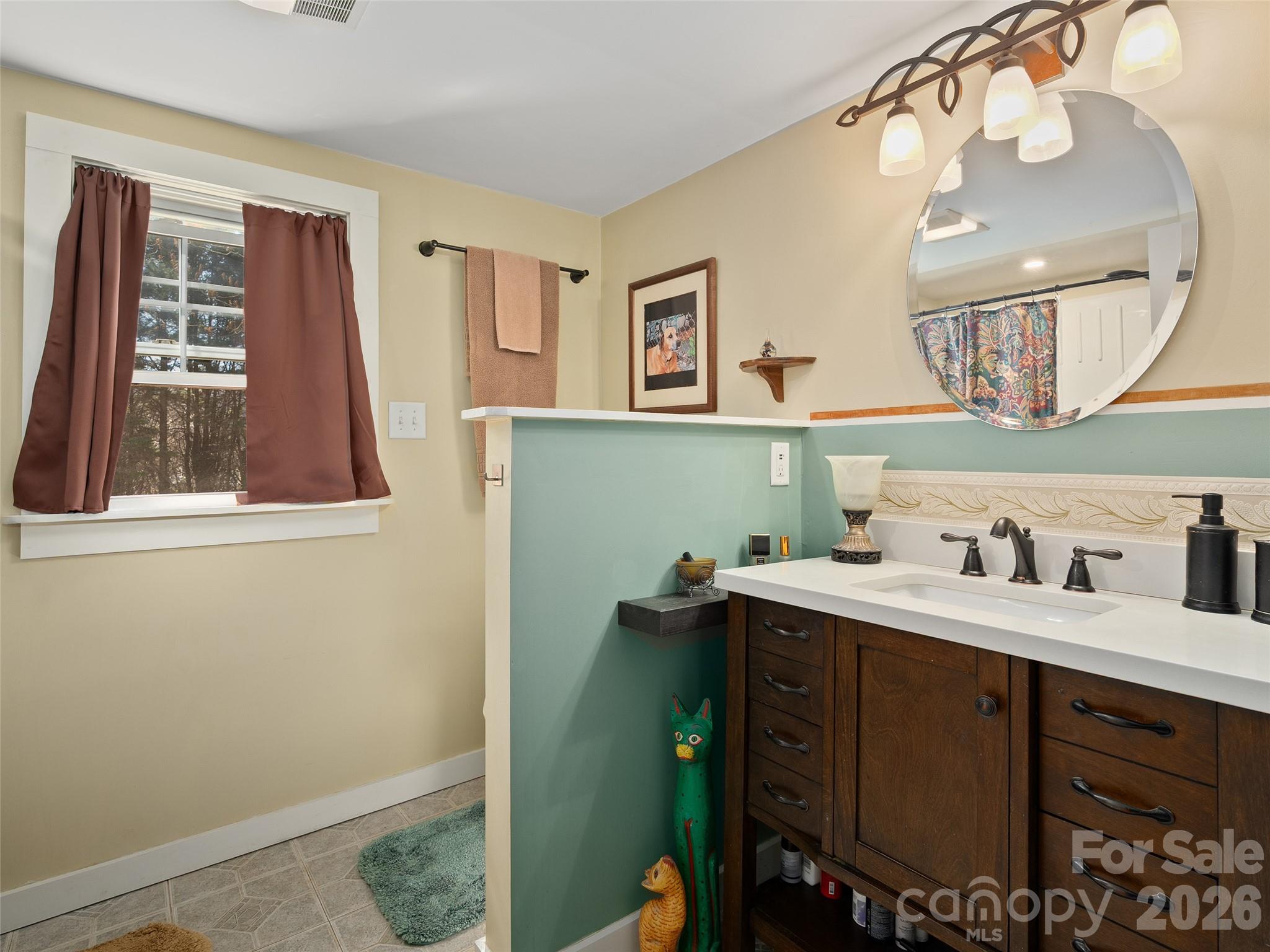 19 Mingus Street Canton, NC 28716 - Photo 23 of 28 a bathroom with a sink and a mirror
