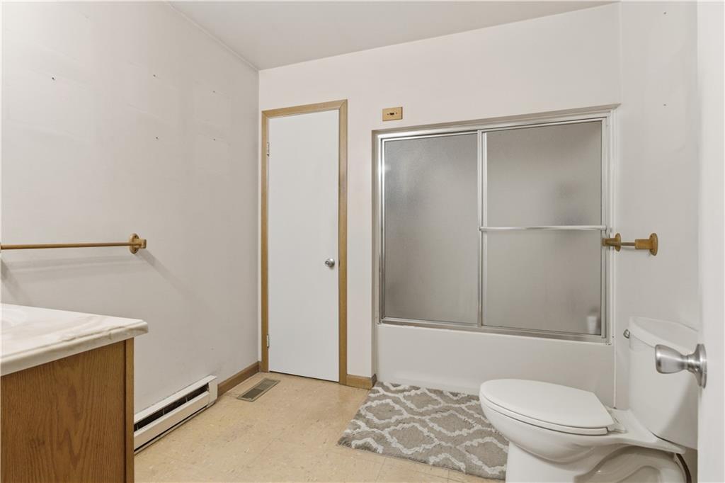 92 North Summit Road Reynoldsville, PA 15851 - Photo 11 of 20 a bathroom with a granite countertop sink toilet and shower
