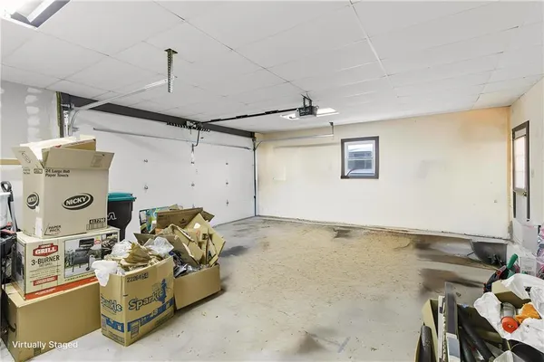 a room with gym equipment