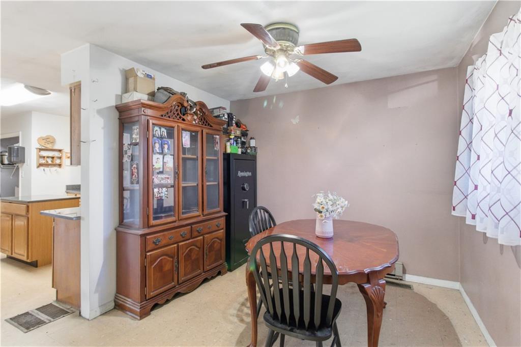 92 North Summit Road Reynoldsville, PA 15851 - Photo 8 of 20 a bedroom with a bed and a chandelier