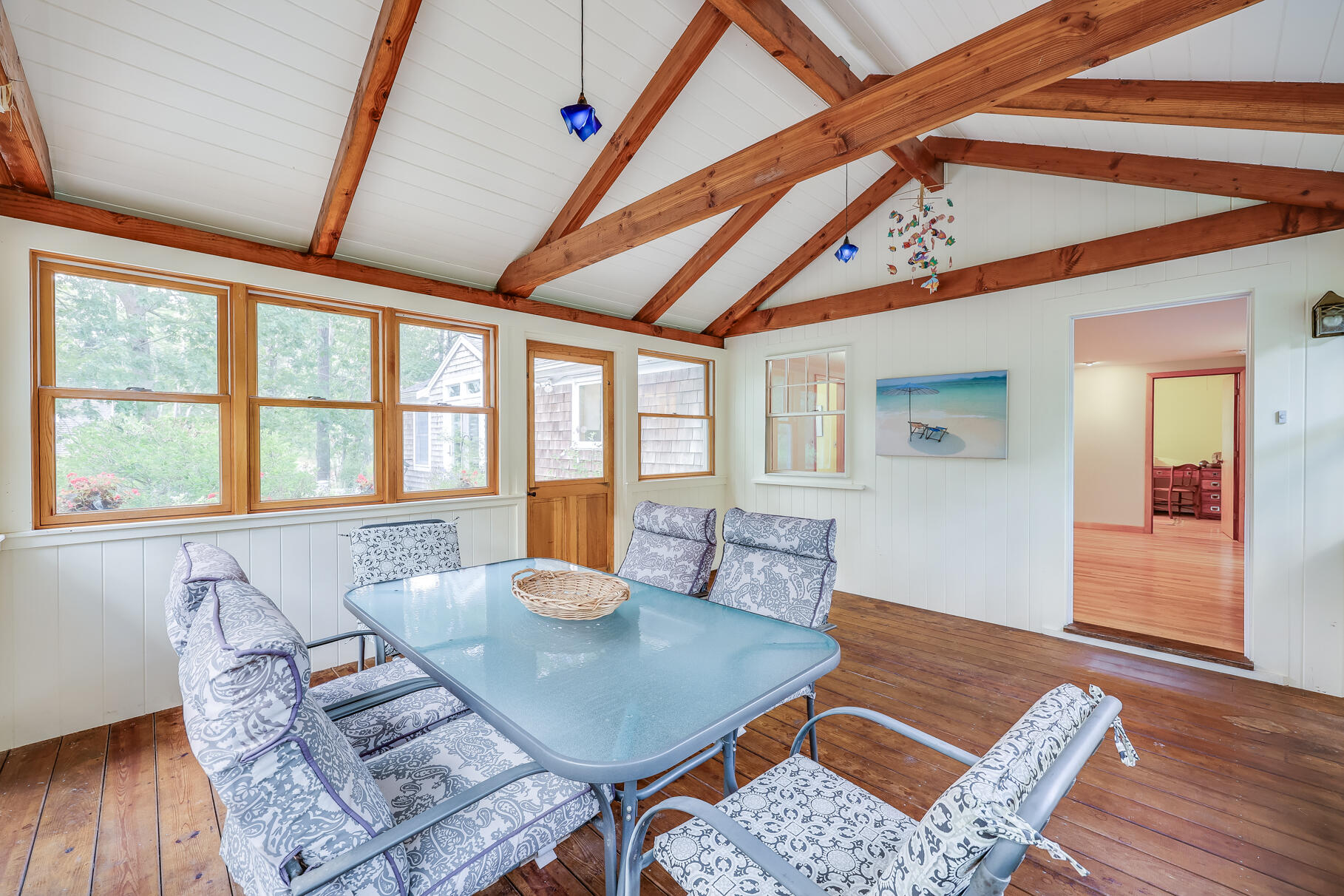 50 Slow Turtle Way Wellfleet, MA 02667 - Photo 11 of 37 a view of a dining room with furniture and wooden floor