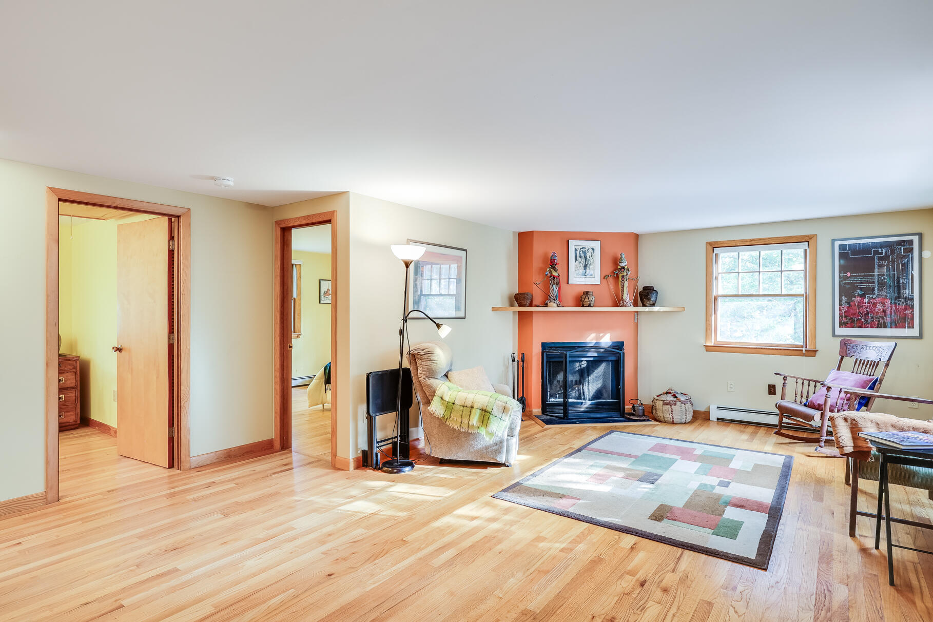 50 Slow Turtle Way Wellfleet, MA 02667 - Photo 16 of 37 a view of a livingroom with a fireplace and workspace