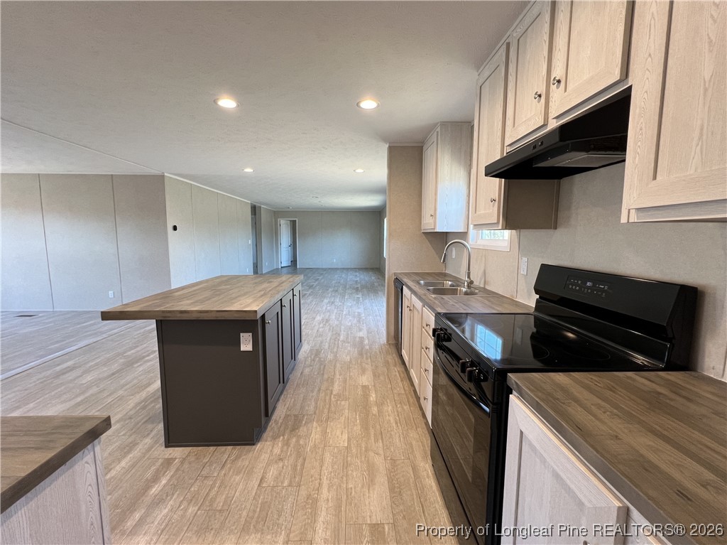 801 Horseshoe Road Autryville, NC 28318 - Photo 7 of 31 Kitchen view to Dining area, Den