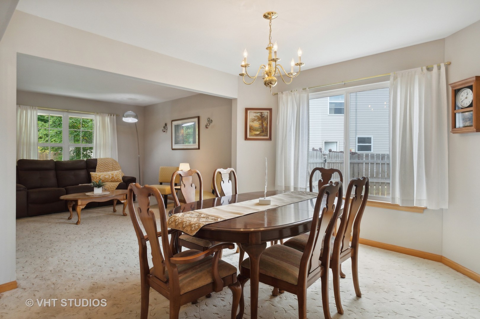 946 Premrose Court Romeoville, IL 60446 - Photo 5 of 25 a view of a dining room with furniture window and outside view